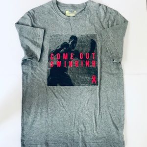 Xersion “Come out swinging”’ Breast Cancer T-Shirt
